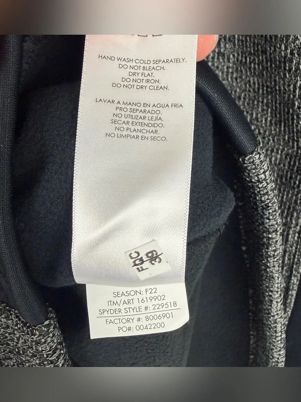 Spyder Men's Size XL Half Zip Jacket Sweater Knit Pullover Gray Black NWT